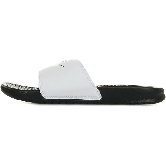 NWT Nike Men’s Benassi JDI Slides Sport Sandal White Size 11 Comfort Slip-On